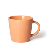 Ceramic cappuccino cup CIAO BELLA orange 250ml