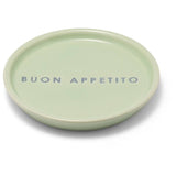 Ceramic petit four plate BUON APPETITO light green ø8.5cm
