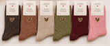 Socks I Leopard heart