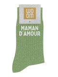 Chaussettes MAMAN D'AMOUR Kaki