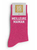 Chaussettes MEILLEUR MAMAN Fuchsia