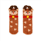 Anti-slip socks - IT'S A MATCH! - REINDEER - KID