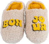 Chaussons "Bonjour".