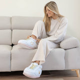 Chaussures de maison Giant avec botte haute et étoile dorée