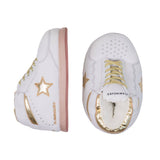 Scarpe da casa giganti con stivale alto e stella dorata