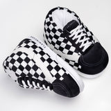 Chaussures de maison unisexes à carreaux PAULIS