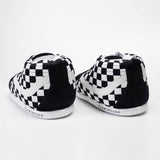 Chaussures de maison unisexes à carreaux PAULIS