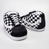 Chaussures de maison unisexes à carreaux PAULIS