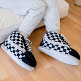 Chaussures de maison unisexes à carreaux PAULIS