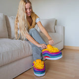 Chaussures de maison unisexes multicolores BOWIES