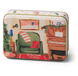 Christmas Tin 5oz/141g - Pomegranate spruce soy wax