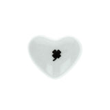 Black clover porcelain heart 