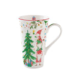 Coffret 1 Mug Geant En Porcelaine Fine 60 Cl Ready For Christmas