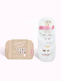 Coffret Cadeau 7 Jours Ours en Peluche & Trousse de Toilette en Peluche