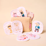 Coffret Cadeau 7 Jours Ours en Peluche & Trousse de Toilette en Peluche