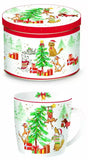 Coffret Mug En Porcelaine Fine 35 Cl Christmas gang