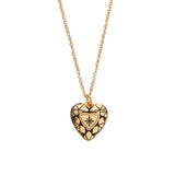 Gold Plated Diamond Heart Necklace