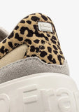 Court Basket Gold / Leopard