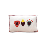 Coussin Influence Ex-voto rouge 30x50cm
