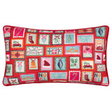 Coussin Réversible Imprimé Cher Père Noël Multicolore: Multi / Garni en polyester / 30 x 50 cm
