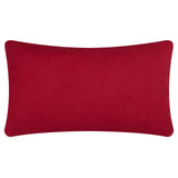 Coussin Touffeté Candy Fa La La Rouge/Blanc: Rouge/Blanc / Garni en polyester / 30 x 50 cm