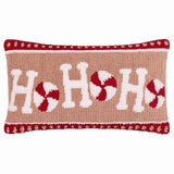 Coussin Touffeté Candy Ho Ho Ho Rose/Rouge: Rose/Rouge / Garni en polyester / 30 x 50 cm