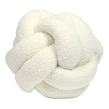 Coussin polaire Boucle Knot écru: Écru / 30 x 30 cm