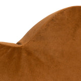 Coussin réversible Flower Velvet Ginger: Gingembre / 45 x 45 cm