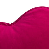 Coussin réversible Flower Velvet Hot Pink: Rose Chaud / 45 x 45 cm
