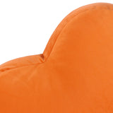Coussin réversible Flower Velvet Orange: Orange / 45 x 45 cm