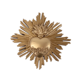 Déco Ex-voto cœur doré