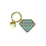 Enamel Key Ring - What A Key Ring - Super Mummy