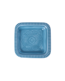 Vrlo mali četvrtasti metalni pladanj - plavi