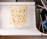 FOULARD LAINE ET SOIE BALKANS BRONZE