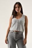GILET ORIANE GRIS