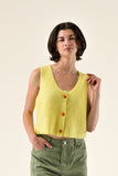 GILET ORIANE POUSSIN
