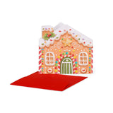 GREETING CARD - CARTE DE VOEUX - GINGERBREAD HOUSE
