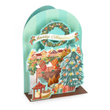 인사말 카드 - 팝업 카드 - XMAS 벽난로