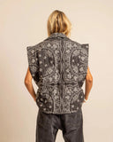 Gilet Brooklyn Bandana Anthracite