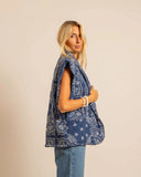 Gilet Brooklyn Bandana Bleu
