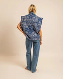 Gilet Brooklyn Bandana Bleu