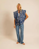 Gilet Brooklyn Bandana Bleu