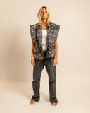 Brooklyn Veronika Loubry Bandana Anthracite Vest