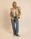 Colete iririano khaki brooklyn