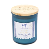 Glass Candle Sea Blue - Lush Palms