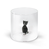 Tazza di vetro i gatto