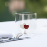 Gobelet en verre I Coeur