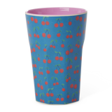 Gobelet haut - Bleu - Cherry Love Print