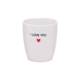 Gobelet message I love you D7,3 H8,2cm