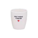 Gobelet message best friend forever D7,3 H8,2cm